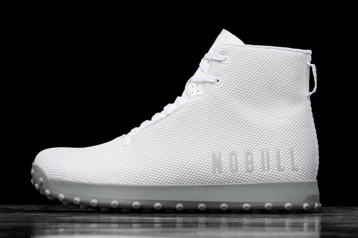 6DJZ200 Men High-Top White Arctic Turf Trainer Nobull