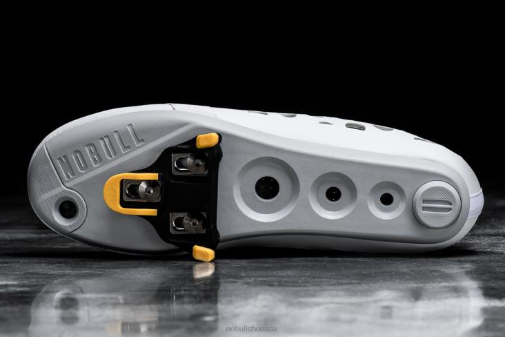 6DJZ204 Men White Cycling Shoe Nobull