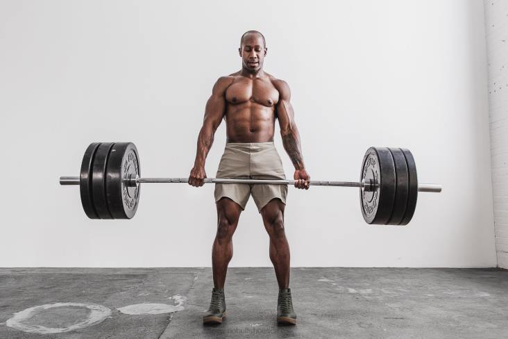 6DJZ22 Men High-Top Army Leather Trainer Nobull