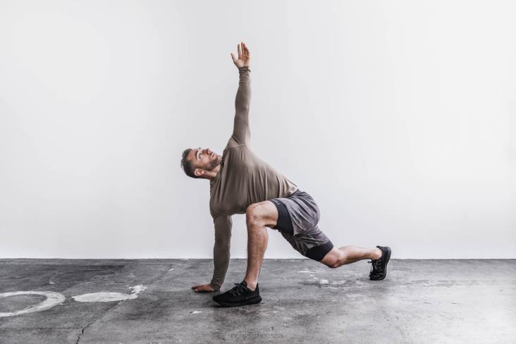 6DJZ268 Men Blended Merino Wool Long Sleeve Tee Nobull