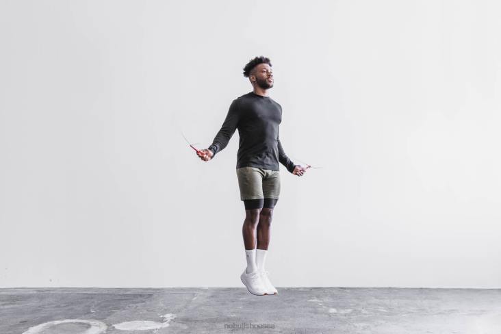 6DJZ269 Men Blended Merino Wool Long Sleeve Tee Nobull