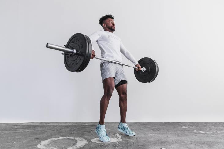 6DJZ27 Men Mint Tie-Dye Canvas Mid Trainer Nobull