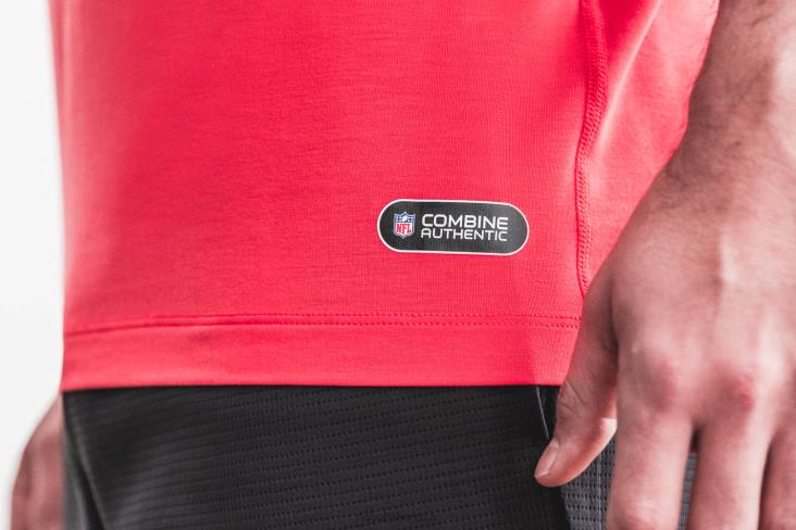 6DJZ274 Men Nfl Combine Qb1 Tee Nobull