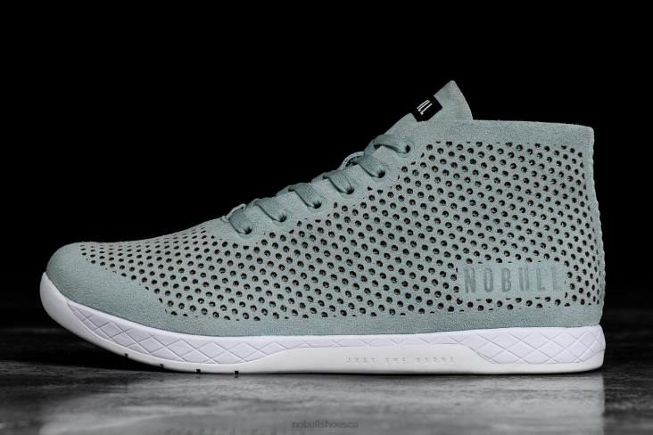 6DJZ29 Men Mineral Suede Mid Trainer Nobull