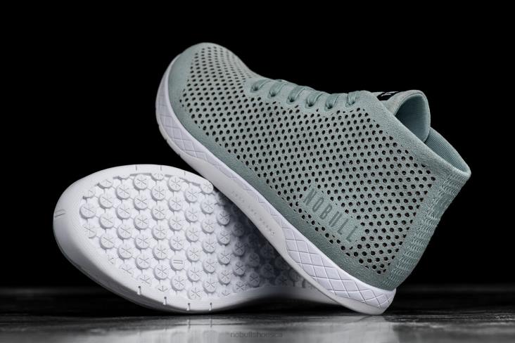 6DJZ29 Men Mineral Suede Mid Trainer Nobull