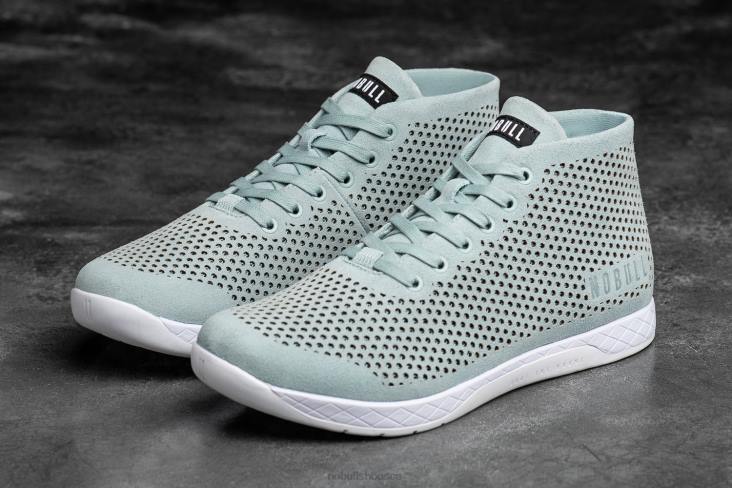 6DJZ29 Men Mineral Suede Mid Trainer Nobull