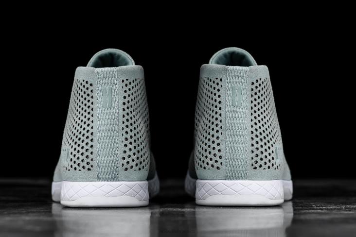 6DJZ29 Men Mineral Suede Mid Trainer Nobull