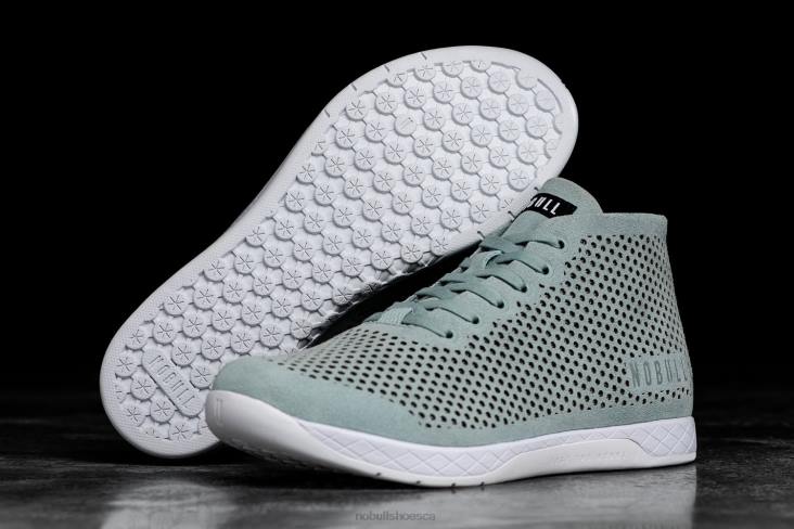 6DJZ29 Men Mineral Suede Mid Trainer Nobull