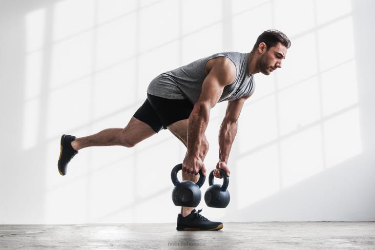 6DJZ3 Men Black Gum Trainer Nobull