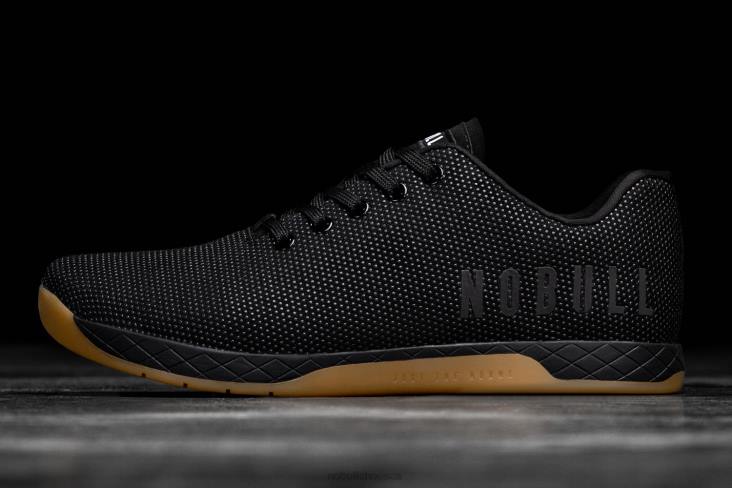 6DJZ3 Men Black Gum Trainer Nobull