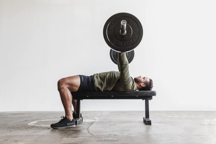 6DJZ349 Men Quilted Crew Pullover Nobull