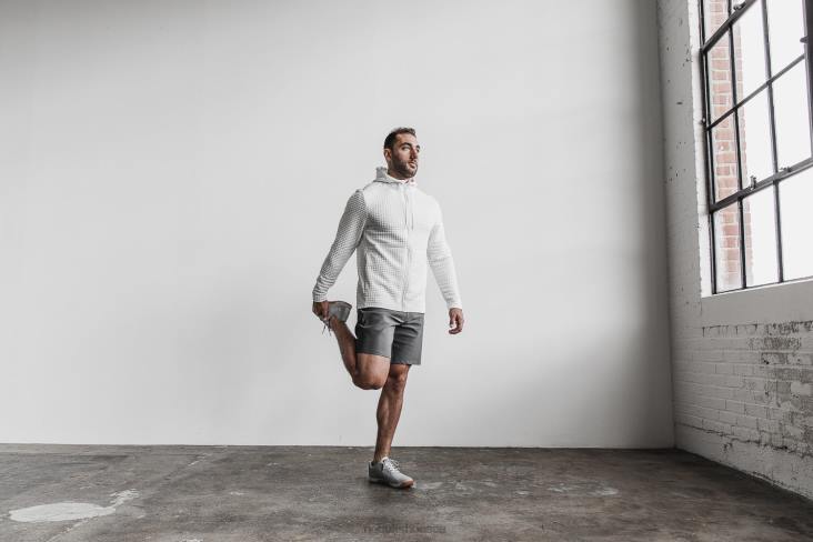 6DJZ380 Men Quilted Zip-Up Jacket Nobull