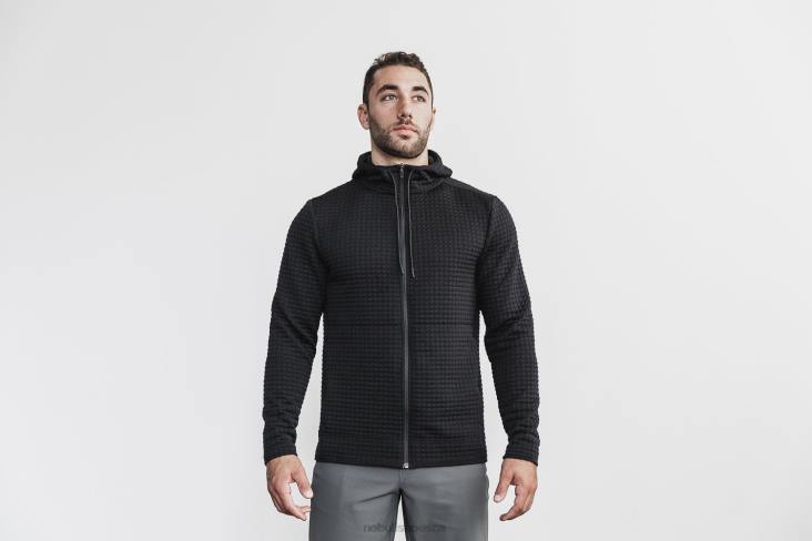 6DJZ385 Men Quilted Zip-Up Jacket Nobull