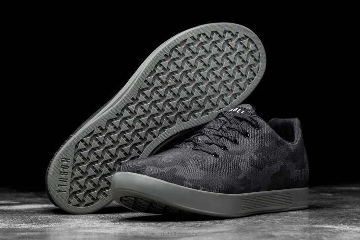 6DJZ44 Men Night Camo Canvas Trainer Nobull