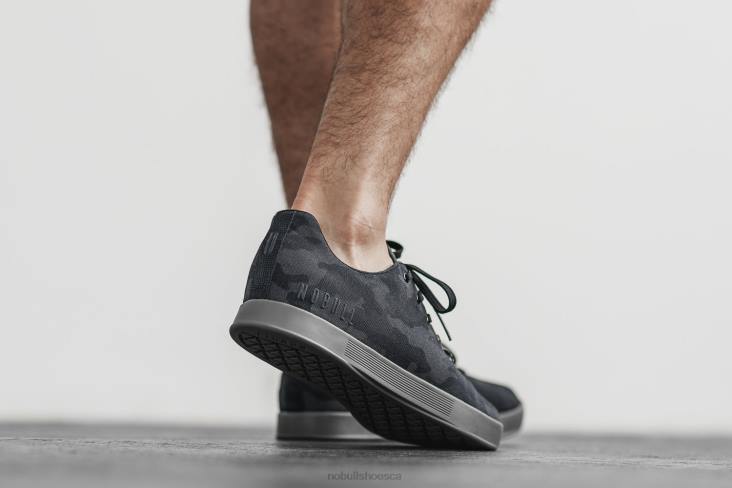 6DJZ44 Men Night Camo Canvas Trainer Nobull