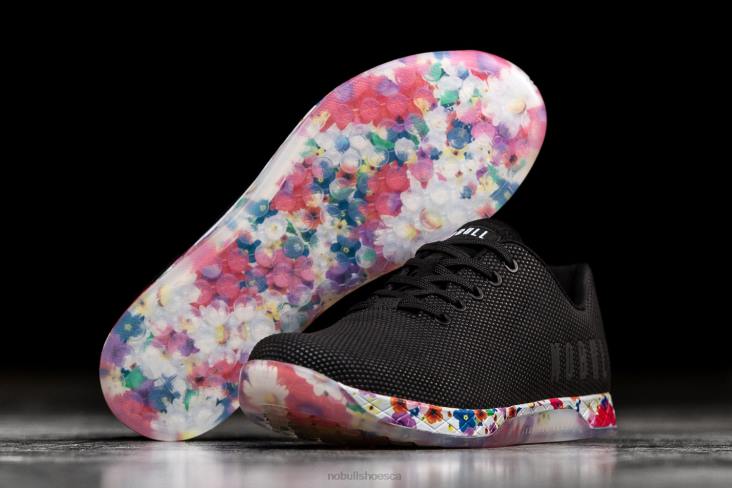 6DJZ503 Women Black Daisy Trainer Nobull
