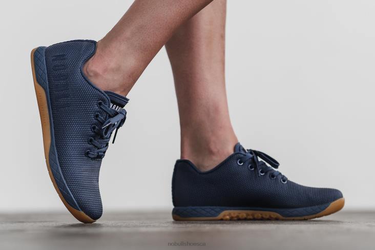 6DJZ517 Women Navy Gum Trainer Nobull