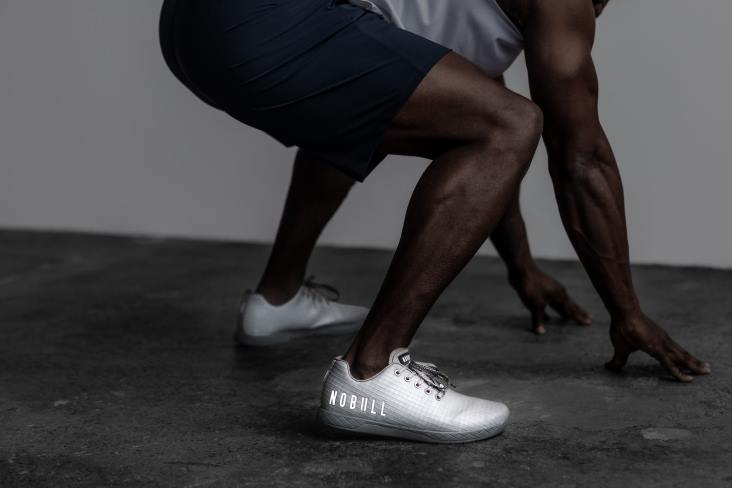 6DJZ53 Men Dark Grey Reflective Ripstop Trainer Nobull