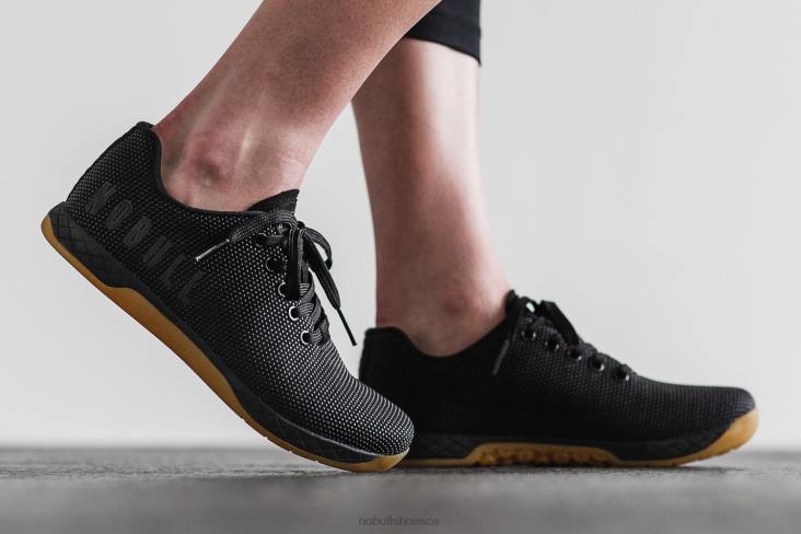 6DJZ534 Women Black Gum Trainer Nobull