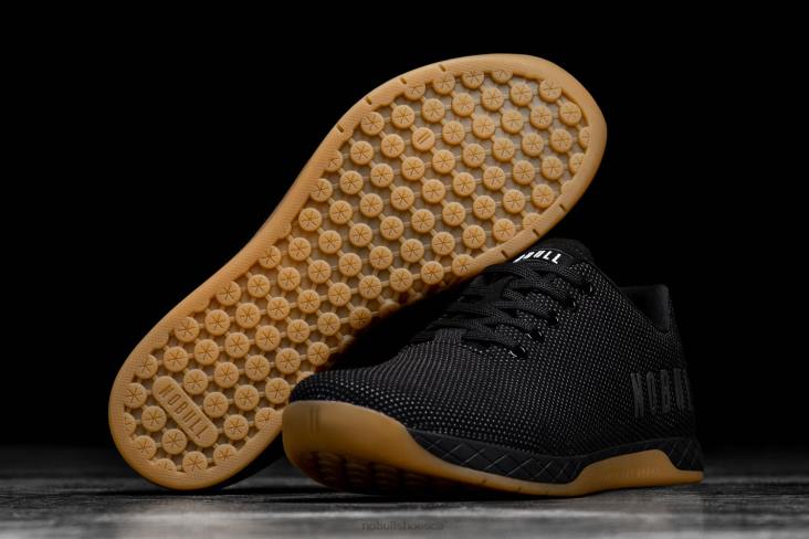 6DJZ534 Women Black Gum Trainer Nobull