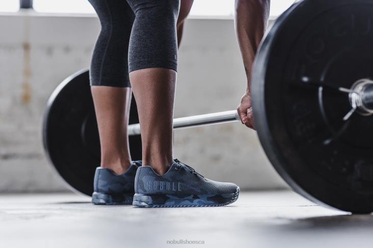 6DJZ540 Women Navy Camo Trainer+ Nobull