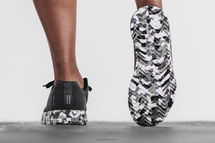 6DJZ557 Women Black Wild Granite Trainer+ Nobull