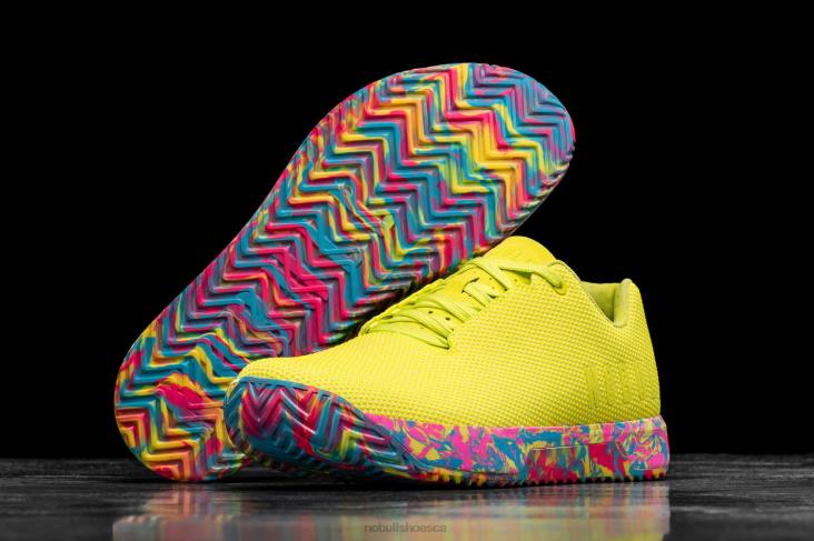 6DJZ561 Women Neon Lime Swirl Trainer+ Nobull