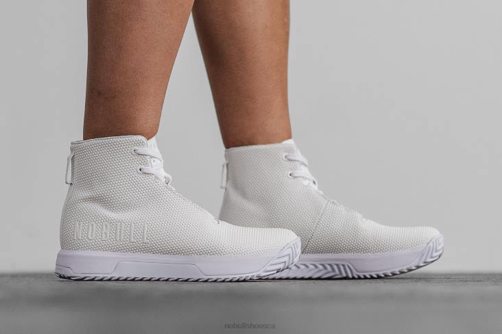 6DJZ566 Women High-Top White Trainer+ Nobull