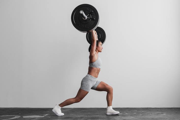 6DJZ566 Women High-Top White Trainer+ Nobull