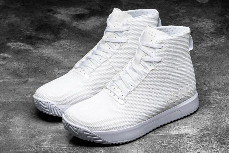 6DJZ566 Women High-Top White Trainer+ Nobull