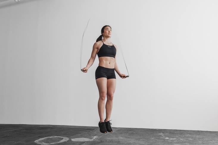 6DJZ568 Women Black Gum Ripstop Runner Nobull