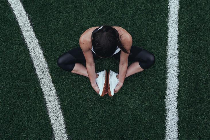 6DJZ578 Women White Ripstop Runner Nobull