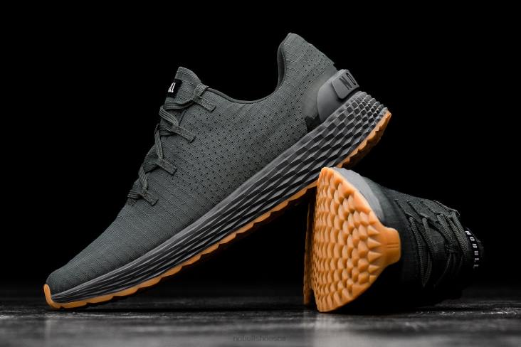 6DJZ582 Women Dark Grey Ripstop Runner Nobull