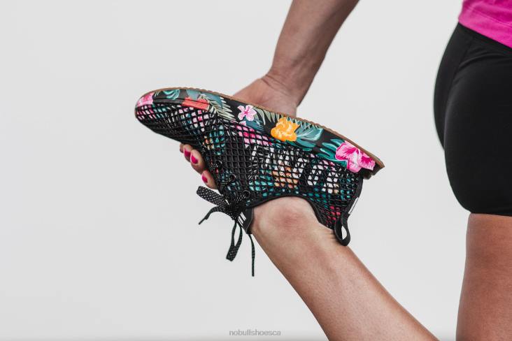 6DJZ600 Women Midnight Tropical Mesh Runner Nobull