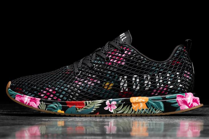 6DJZ600 Women Midnight Tropical Mesh Runner Nobull