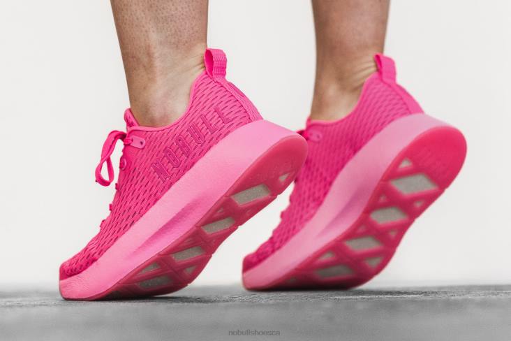 6DJZ605 Women Neon Pink Runner+ Nobull