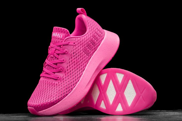 6DJZ605 Women Neon Pink Runner+ Nobull