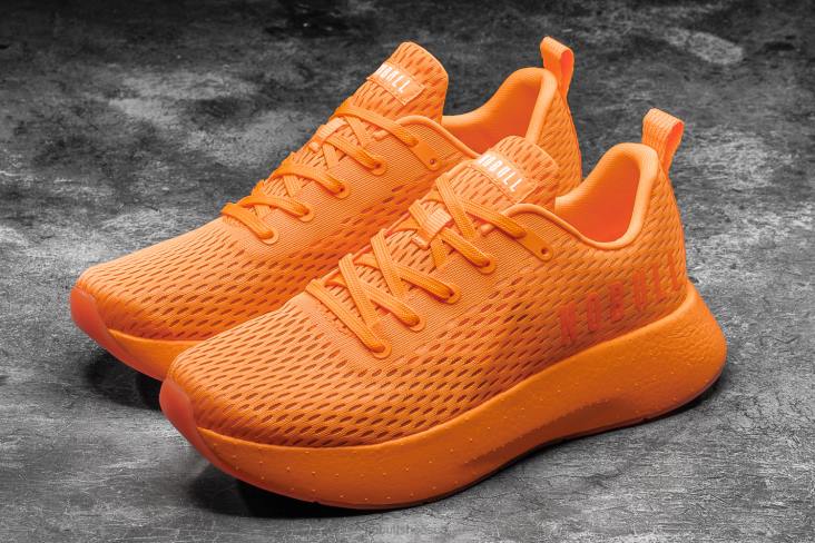 6DJZ606 Women Neon Orange Runner+ Nobull