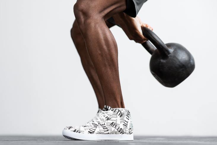 6DJZ61 Men All Love Canvas Mid Trainer Nobull