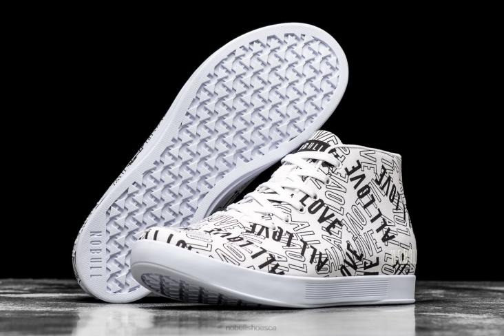 6DJZ61 Men All Love Canvas Mid Trainer Nobull