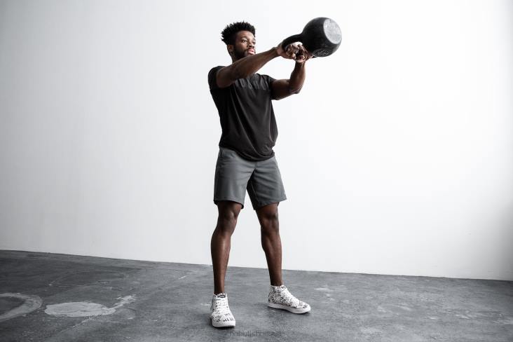 6DJZ61 Men All Love Canvas Mid Trainer Nobull