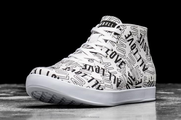 6DJZ61 Men All Love Canvas Mid Trainer Nobull
