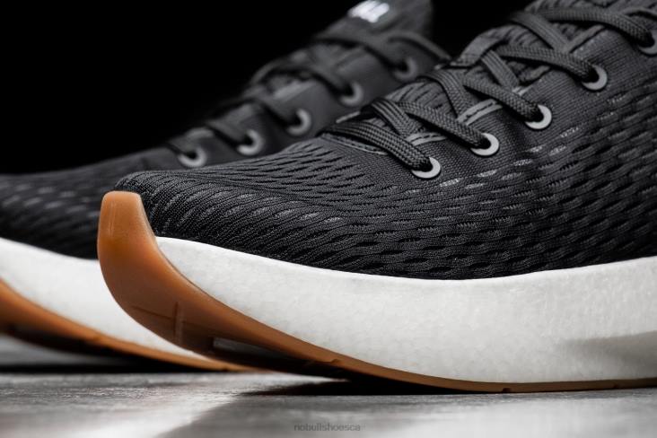 6DJZ612 Women Black White Runner+ Nobull