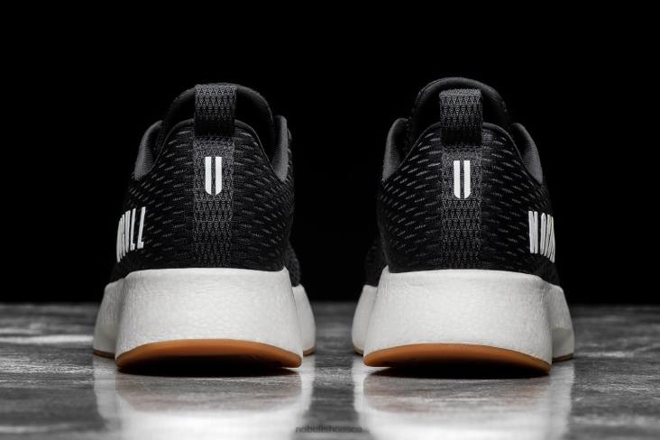 6DJZ612 Women Black White Runner+ Nobull