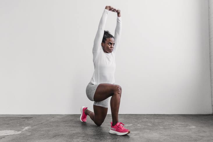 6DJZ613 Women Magenta White Runner+ Nobull