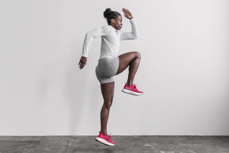 6DJZ613 Women Magenta White Runner+ Nobull