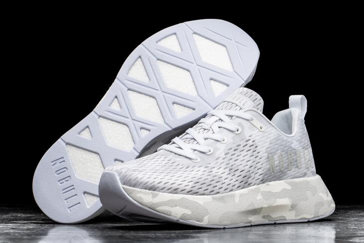 6DJZ622 Women White Camo Runner+ Nobull