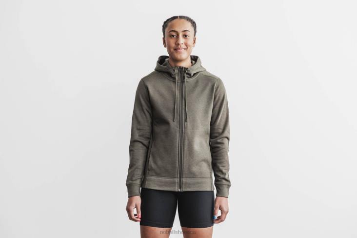6DJZ641 Women Zip-Up Hoodie Nobull