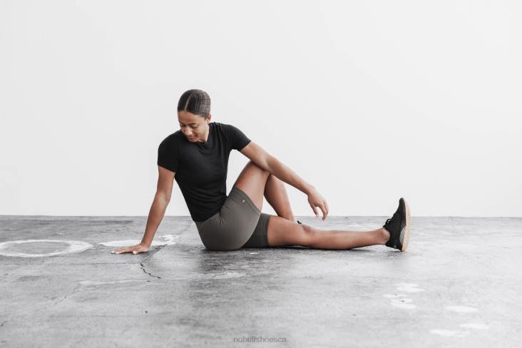 6DJZ692 Women Blended Merino Wool Tee Nobull