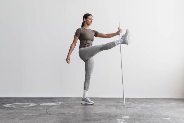 6DJZ695 Women Blended Merino Wool Tee Nobull